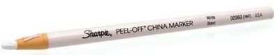 Sharpie Peel-Off China Marker - White (Box of 12)