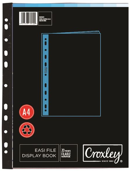 Croxley Easi File - 20 Pocket Book
