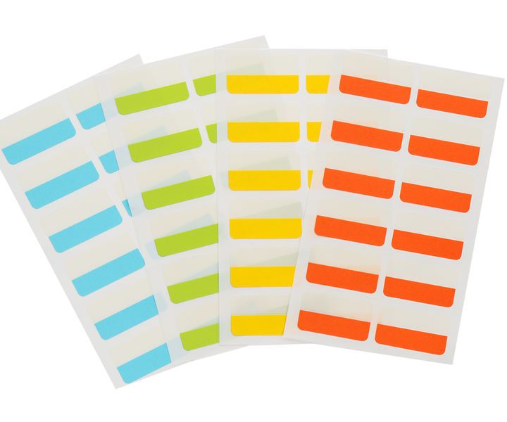 Durable Self-Adhesive Quick Tabs Removable (Pack of 48)