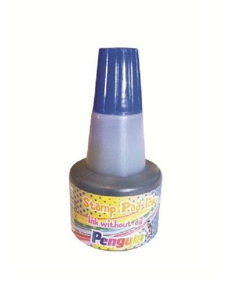 Penguin Stamp Pad Ink 30ml - Blue (20 Pack)