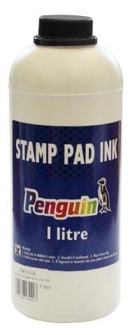 Penguin Ink Stamp Pad - Black (1 Litre)