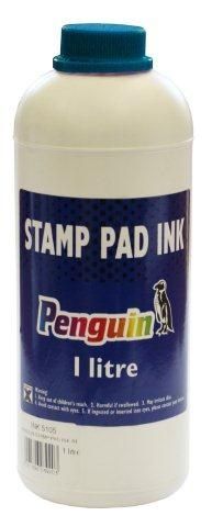Penguin Ink Stamp Pad - Blue (1 Litre)
