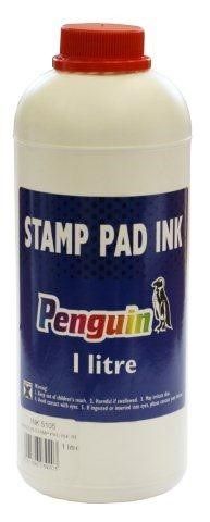 Penguin Ink Stamp Pad - Red (1 Litre)