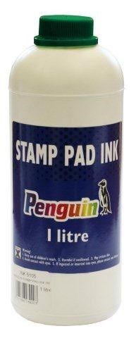 Penguin Ink Stamp Pad - Green (1 Litre)