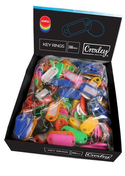 Croxley Keyring Display (Box of 300)