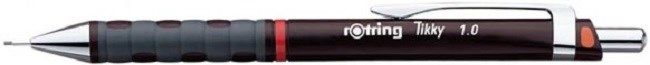 rOtring Tikky Professional Mechnical Pencil - 1,00mm Burgundy Barrel