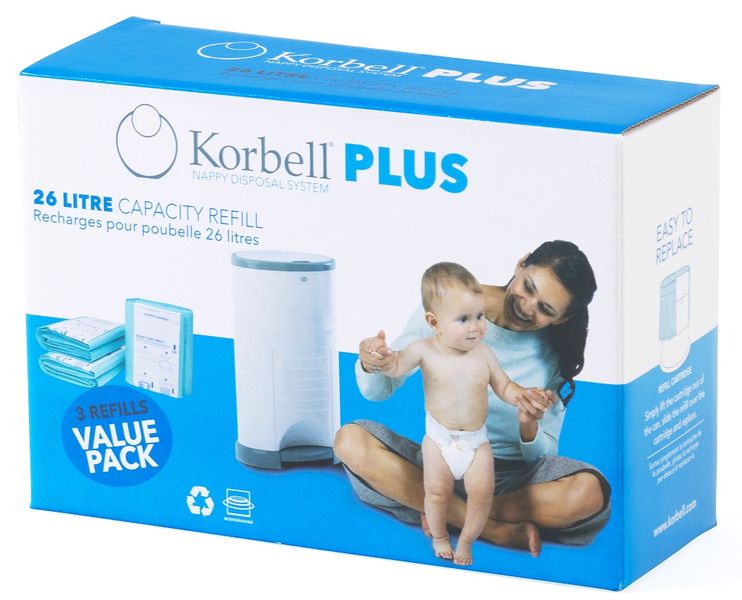 Korbell - 26 Litre 3 Pack Refill