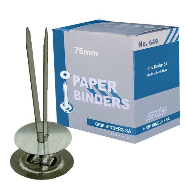 SDS 75mm Paper Binder - Box of 100
