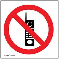 Tower ABS Sign - No Cellphones