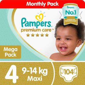 pampers premium care 4 mega box
