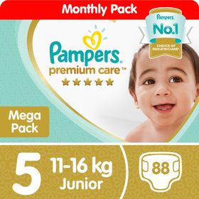 pampers premium care size 5 mega box