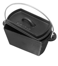 cast iron bread pot