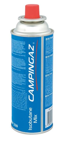 Campingaz CP250 Gas Cartridge, Resealable Valve Gas canister, 220g