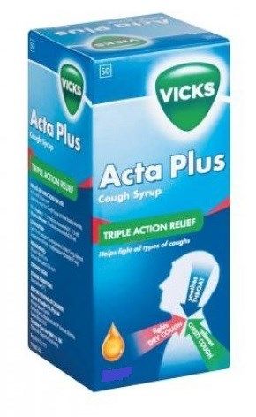 Vicks Act Plus Cough Syrup - 100ml