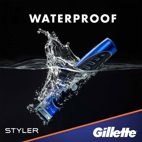 gillette styler waterproof