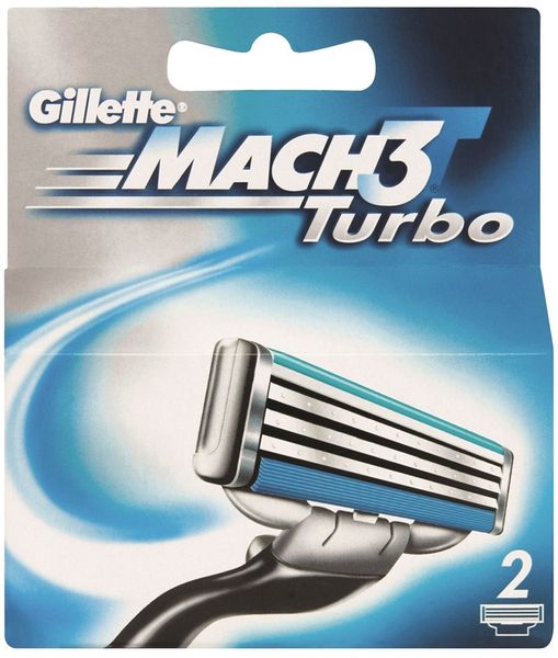 Gillette Mach 3 Turbo Cartridge - 2s