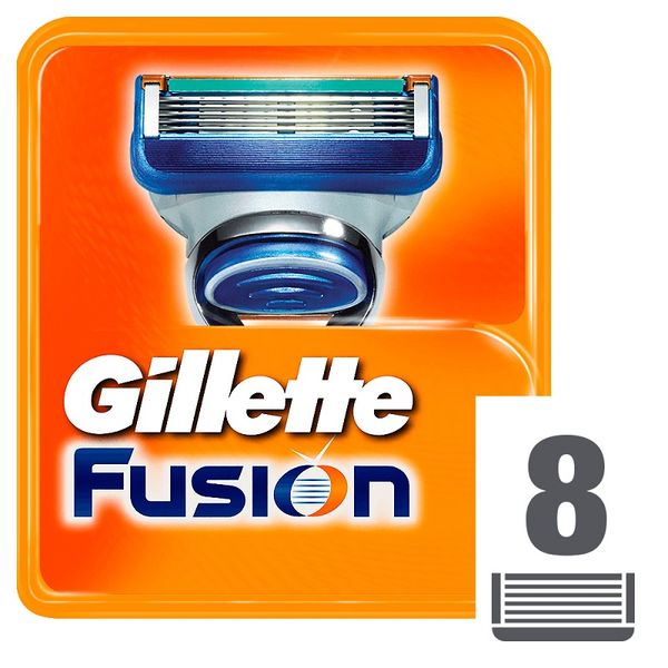 Gillette Fusion Razor Blades - 8's