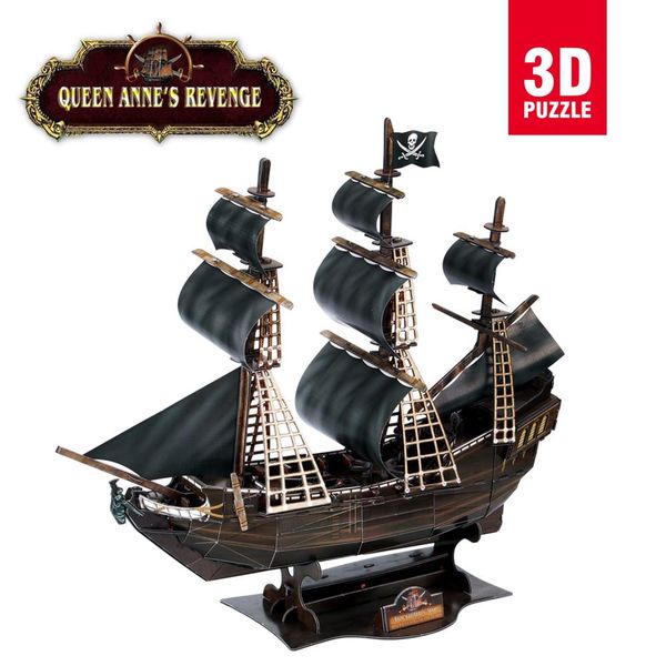 Cubic Fun The Queen Anne's Revenge - 155 Piece 3D Puzzle