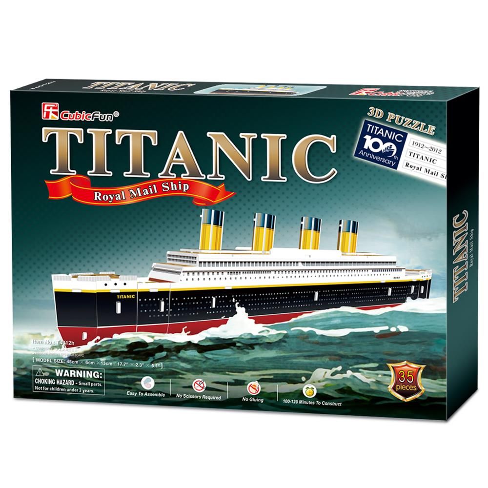 Cubic Fun Small Titanic - 35 Piece 3D Puzzle | Shop Today