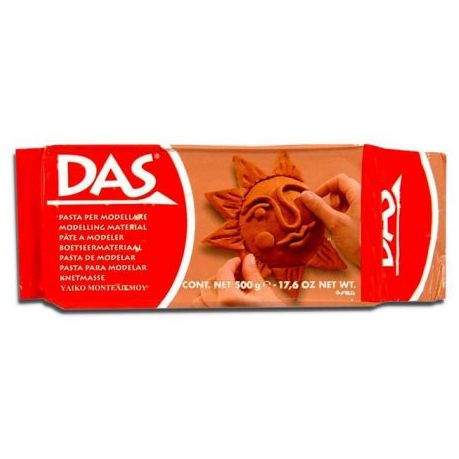 DAS Air Hardening Modelling Clay 500g - Terracotta, Shop Today. Get it  Tomorrow!