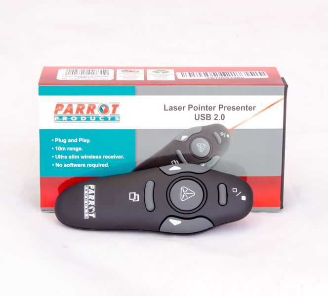 Parrot Laser Pointer Presenter USB 2.0 - Red Laser
