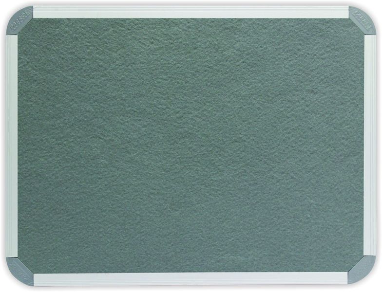Parrot Info Board Aluminium Frame - Grey Felt (1800 x 1200mm)