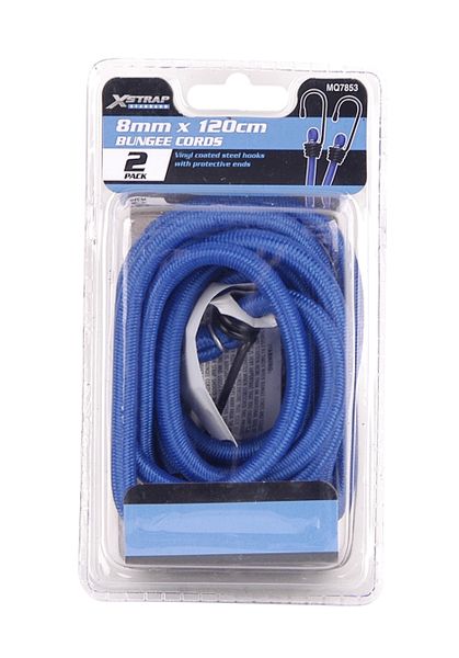 X-Strap - Round Bungee Cords - Set of 2 -120cm X 8mm