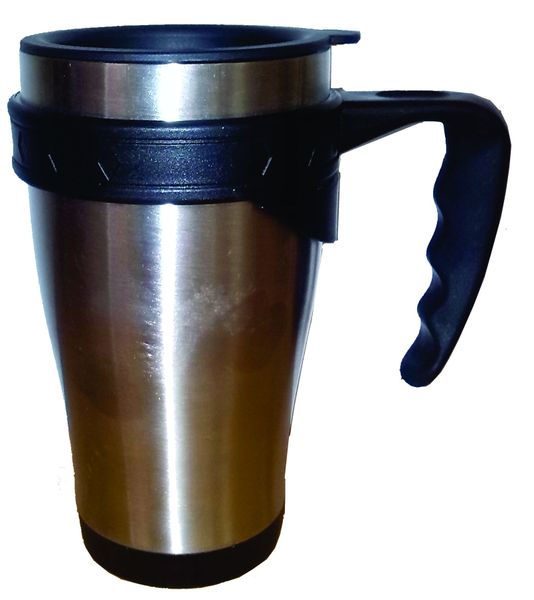 Leisure-Quip - 450Ml Travel Mug - Stainless Steel