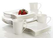Maxwell &amp; Williams - Basics Motion Dinner Set - 16 Piece - White