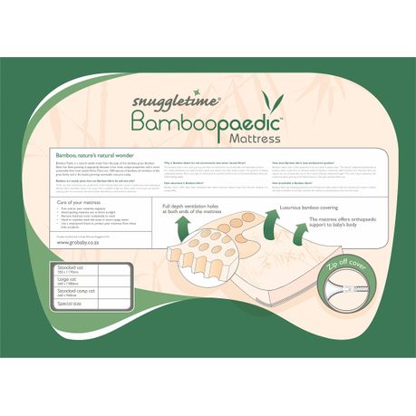 bamboopaedic cot mattress