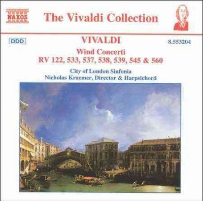 Wind Concertos - For Double Winds - Rv 122, 533, 537 - 539, 545 &amp; 560 (CD)