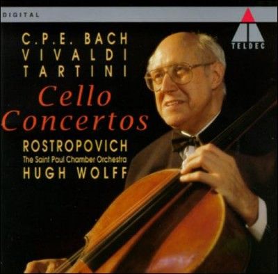 Mstisl Rostropovich - Bach/vivaldi/tartini: Cello Concertos (CD)
