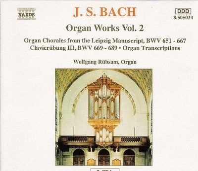 Wolfgang Rubsam - Bach: Organ Works Vol. 2 (CD)
