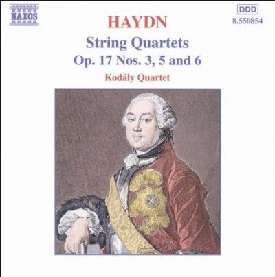 Kodaly Qt. - Haydn: String Quartets Op.17 Nos. 3, 5 (CD)