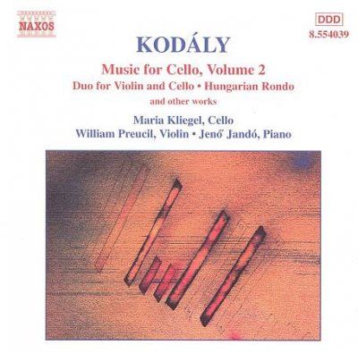 Kobaly: Music for Cello, Volume 2 (CD / Album)