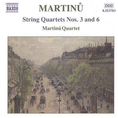 Martinu Quartet - Martinu: String Quartets Nos. 3 And 6 (CD)