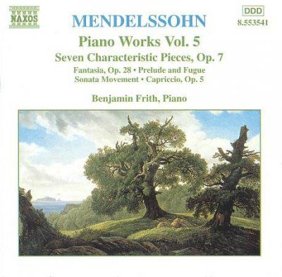 Piano Works Vol. 5 - Seven Characteristic Pieces Op. 7 (CD)