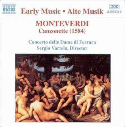Sergio Vartolo - Monteverdi: Canzonette (CD)