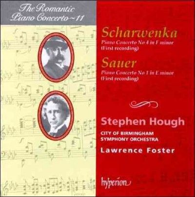 Stephen Hough - Scharwenka: Piano Cto.4/sauer: Piano Ct (CD)