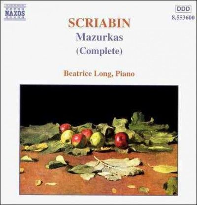 B Long - Scriabin: 10 Mazurkas, Op.03, 2 Mazurka (CD)