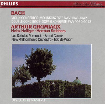 Arthur Grumiaux / Krebbers / New Philharmonic Orchestra - Violin Concertos Bwv 1041 - 43 / Double Concerto (CD)