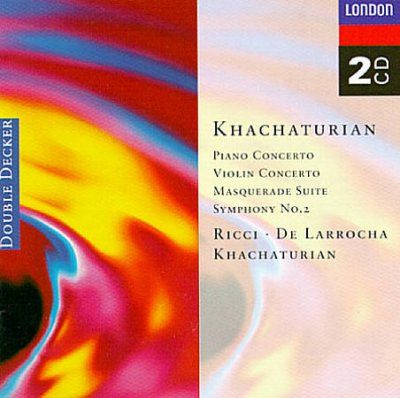 Larrocha/ricci - Khachaturian: Piano Cto (CD)