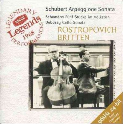 Rostropovich/britten - Schubert: Arpeggione Sonata (CD)