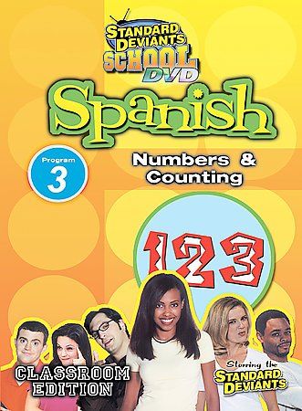 Standard Deviants - Spanish 3: Numbers And Counting (DVD)