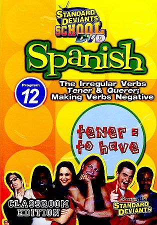 Standard Deviants - Spanish 12: Irregular Verbs Tener &amp; Qu (DVD)