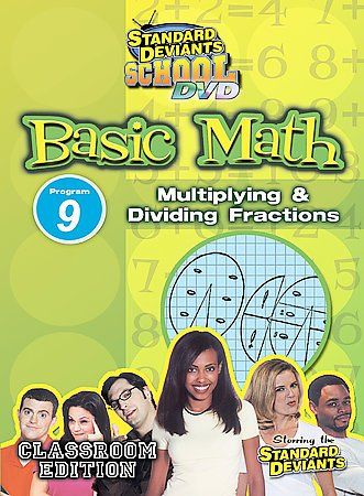 Standard Deviants: Basic Math Part 9 - Multiplying and Dividing Fractions - (Region 1 Import DVD)