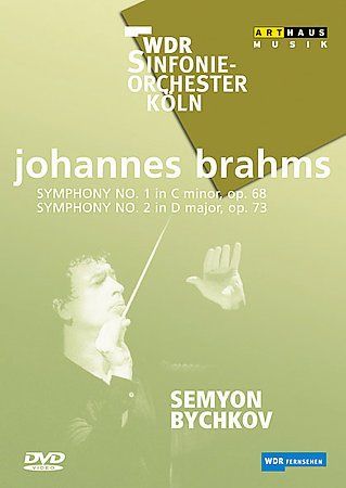 Johannes Brahms: Symphonies 1 and 2 (Bychkov)(DVD)