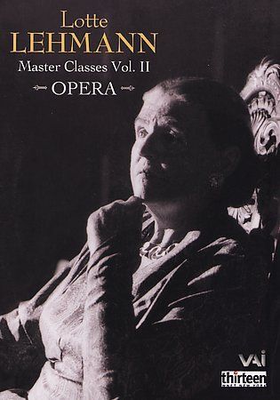 Lotte Lehmann Masterclasses:Opera - (Region 1 Import DVD)