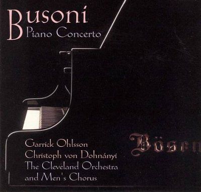 Ohlsson/dohnanyi/cle - Busoni: Piano Concerto (CD)