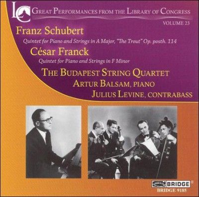 Schubert/Franck:Library Congress V23 - (Import CD)
